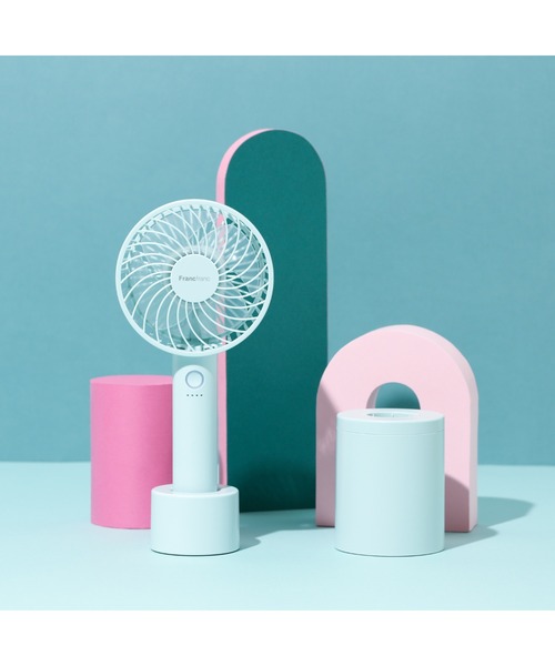 Francfranc(フランフラン)の「フレ ハンディファン(扇風機)(生活家電・レディース・ホワイト/パープル/グレー/ピンク/ブルー/ミント・FREE)」の3枚目の写真