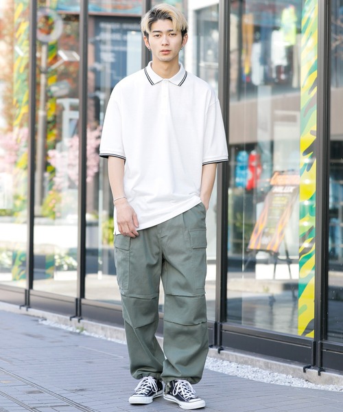 ADMIX/ATELIER SAB MEN（アドミックスアトリエサブメン）の「ヘビーオンス コットンツイル / 2Wayタック ガウチョ カーゴパンツ（カーゴパンツ・メンズ・カーキ/ブラック/ベージュ/オフホワイト・48/50）」の21枚目の写真