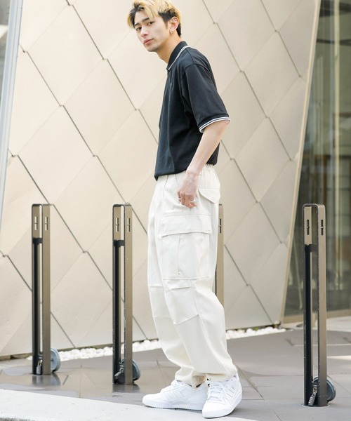 ADMIX/ATELIER SAB MEN（アドミックスアトリエサブメン）の「ヘビーオンス コットンツイル / 2Wayタック ガウチョ カーゴパンツ（カーゴパンツ・メンズ・カーキ/ブラック/ベージュ/オフホワイト・48/50）」の7枚目の写真