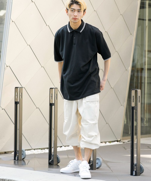 ADMIX/ATELIER SAB MEN（アドミックスアトリエサブメン）の「ヘビーオンス コットンツイル / 2Wayタック ガウチョ カーゴパンツ（カーゴパンツ・メンズ・カーキ/ブラック/ベージュ/オフホワイト・48/50）」の11枚目の写真