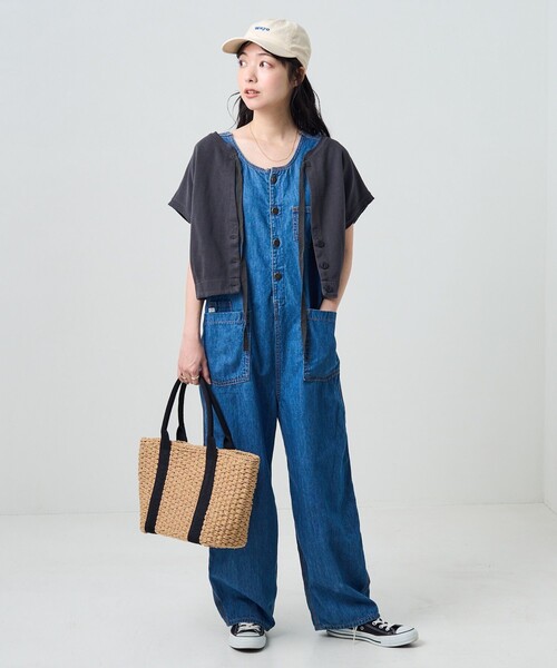 FREAK'S STORE(フリークスストア)の「サカリバリメイク風カーディガン(カーディガン/ボレロ・レディース・ブラック/オフホワイト/マスタード・フリ-)」の5枚目の写真