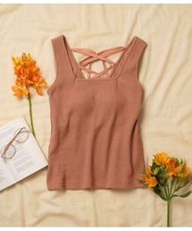 PEACH JOHN | 【柔らかワッフル素材のパッド付きタンクトップ】ワンマイルワッフルパデットタンク(タンクトップ)