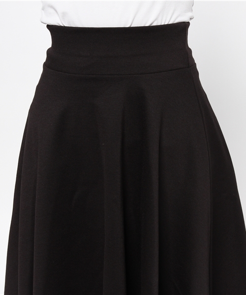ROSE BUD COUPLES （ローズ バッド カップルズ）の「CCTB-15107 STRETCH KNIT MIDI FLARE SKIRT（スカート・レディース・アイボリー/ブラック/ミント/ネイビー・ONE SIZE）」の8枚目の写真