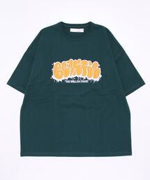 UNIIT | 【UNIIT/ユニット】グラフティロゴ アップリケロゴ ビッグシルエットTシャツ(Tシャツ/カットソー)