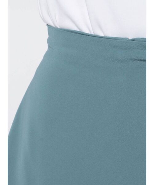 MURUA（ムルーア）の「ドビークロスラップキュロット【セットアップ着用可能】（スラックス・レディース・ブラック/ベージュ/ブルー・1/2）」の17枚目の写真