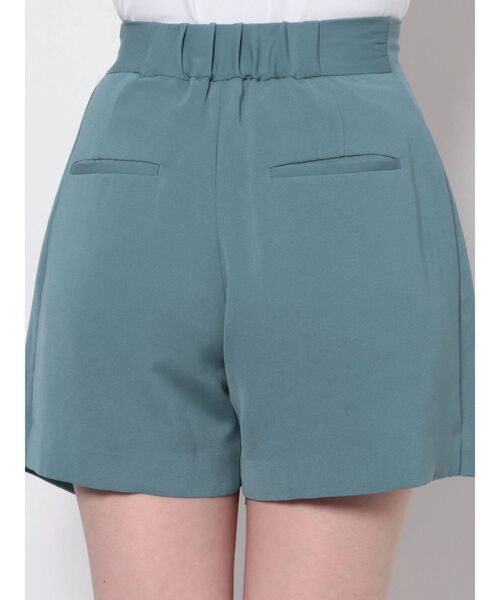 MURUA（ムルーア）の「ドビークロスラップキュロット【セットアップ着用可能】（スラックス・レディース・ブラック/ベージュ/ブルー・1/2）」の20枚目の写真