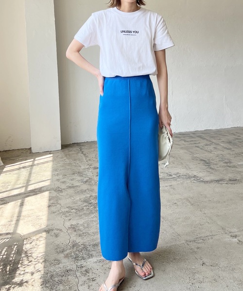 LIAN（リアン）の「UNLESSYOUロゴTシャツ（Tシャツ/カットソー・レディース・オフホワイト/ブラック/オートミール/グリーン/ピンク・FREE）」の13枚目の写真