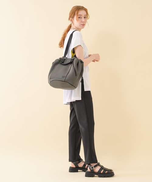 malla（マーラ）の「malla アクアテーパードパンツ（その他パンツ・レディース・ブラック/ベージュ・FREE）」の7枚目の写真