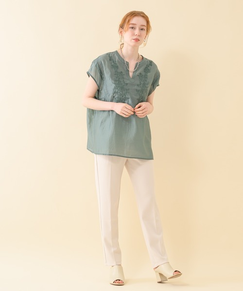 malla（マーラ）の「malla アクアテーパードパンツ（その他パンツ・レディース・ブラック/ベージュ・FREE）」の12枚目の写真