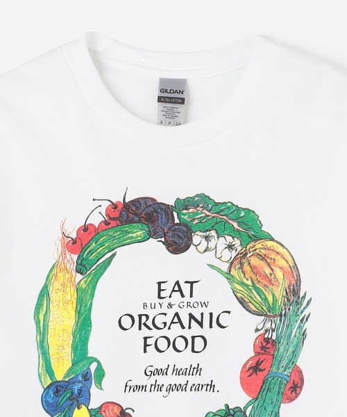 Bshop（ビショップ）の「JIM MORRIS | プリントTシャツ ORGANIC FOOD WOMEN（Tシャツ/カットソー・レディース・ホワイト系その他・SMALL）」の6枚目の写真