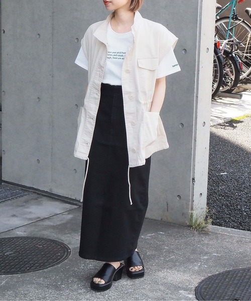 tiptop(ティップトップ)の「【ZOZO限定アイテム】ミリタリーベスト(ベスト・レディース・グリーン/ホワイト系その他/アイボリー/ブラック/ホワイト系その他2/ブラック系その他/グリーン系その他・FREE)」の17枚目の写真