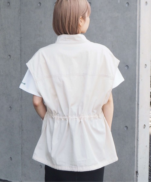 tiptop(ティップトップ)の「【ZOZO限定アイテム】ミリタリーベスト(ベスト・レディース・グリーン/ホワイト系その他/アイボリー/ブラック/ホワイト系その他2/ブラック系その他/グリーン系その他・FREE)」の19枚目の写真
