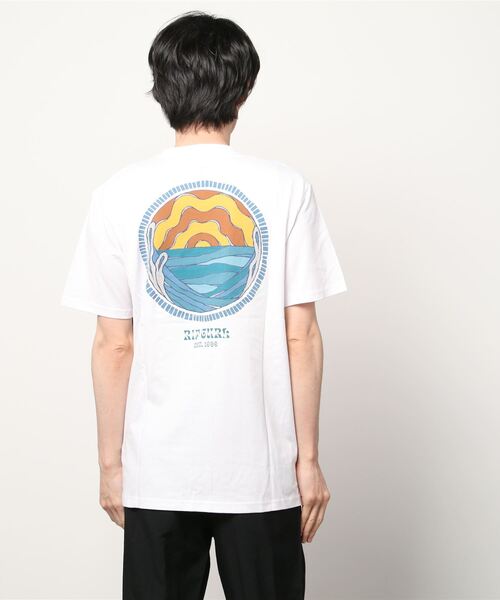 rip curl(リップカール)の「【RIPCURL(リップカール)】RAYS AND TUBED TEE/バックプリントTシャツ(Tシャツ/カットソー・メンズ・ネイビー/テラコッタ/ホワイト・SMALL/X-LARGE/MEDIUM/X-SMALL/LARGE)」の11枚目の写真