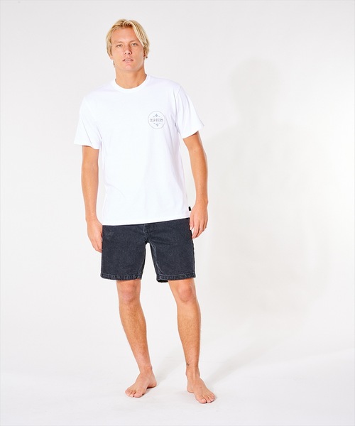 rip curl(リップカール)の「【RIPCURL(リップカール)】RAYS AND TUBED TEE/バックプリントTシャツ(Tシャツ/カットソー・メンズ・ネイビー/テラコッタ/ホワイト・SMALL/X-LARGE/MEDIUM/X-SMALL/LARGE)」の6枚目の写真