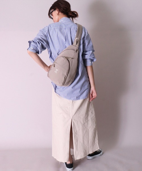 anello（アネロ）の「(LF)【anello】6ポケット クロス ボディバッグ（ボディバッグ/ウエストポーチ・レディース・ネイビー/オリーブ/グレイッシュベージュ/ブラック/グレー/アイボリー・ONE SIZE）」の15枚目の写真