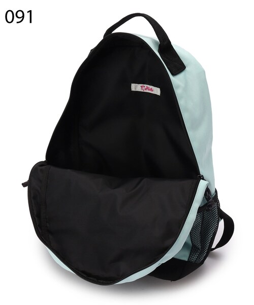 PINK-latte（ピンクラテ）の「◆【容量約17L】ダブルベルトリュック（バックパック/リュック・キッズ・ライトブルー/ブラック/ライトパープル・00）」の8枚目の写真