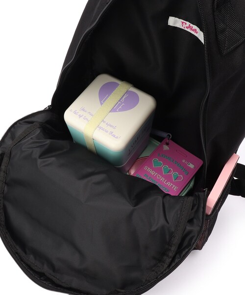 PINK-latte（ピンクラテ）の「◆【容量約17L】ダブルベルトリュック（バックパック/リュック・キッズ・ライトブルー/ブラック/ライトパープル・00）」の11枚目の写真