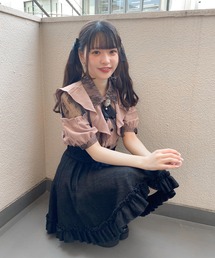 ROJITA | ラッフル肩開き半袖ブラウス(シャツ/ブラウス)