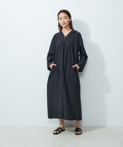 SALON adam et rope'(サロン アダム エ ロペ)の「【洗える】タイプライターワンピース(ワンピース・レディース・ブラック/ベージュ系その他2・FREE)」の13枚目の写真