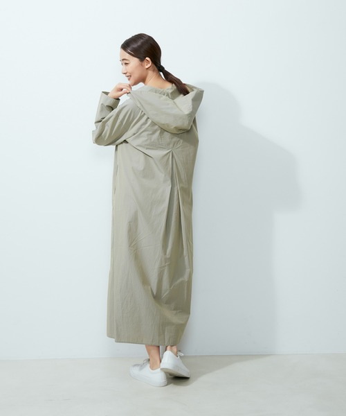 SALON adam et rope'(サロン アダム エ ロペ)の「【洗える】タイプライターワンピース(ワンピース・レディース・ブラック/ベージュ系その他2・FREE)」の11枚目の写真