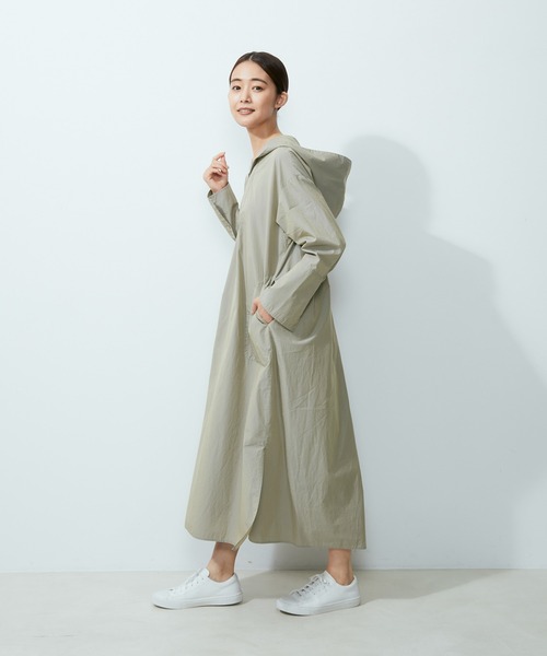 SALON adam et rope'(サロン アダム エ ロペ)の「【洗える】タイプライターワンピース(ワンピース・レディース・ブラック/ベージュ系その他2・FREE)」の15枚目の写真