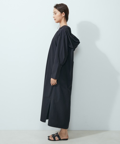 SALON adam et rope'(サロン アダム エ ロペ)の「【洗える】タイプライターワンピース(ワンピース・レディース・ブラック/ベージュ系その他2・FREE)」の14枚目の写真