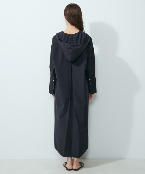 SALON adam et rope'(サロン アダム エ ロペ)の「【洗える】タイプライターワンピース(ワンピース・レディース・ブラック/ベージュ系その他2・FREE)」の10枚目の写真