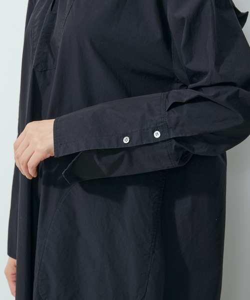 SALON adam et rope'(サロン アダム エ ロペ)の「【洗える】タイプライターワンピース(ワンピース・レディース・ブラック/ベージュ系その他2・FREE)」の12枚目の写真