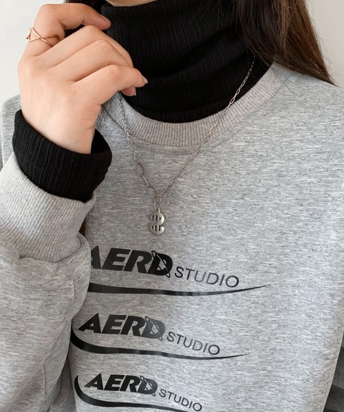 Diosfront(ディオスフロント)の「2022AW ハイネックリブカットソー(長袖)(Tシャツ/カットソー・レディース・チャコールグレー/ブラック/ベージュ/モカ・M/L)」の13枚目の写真