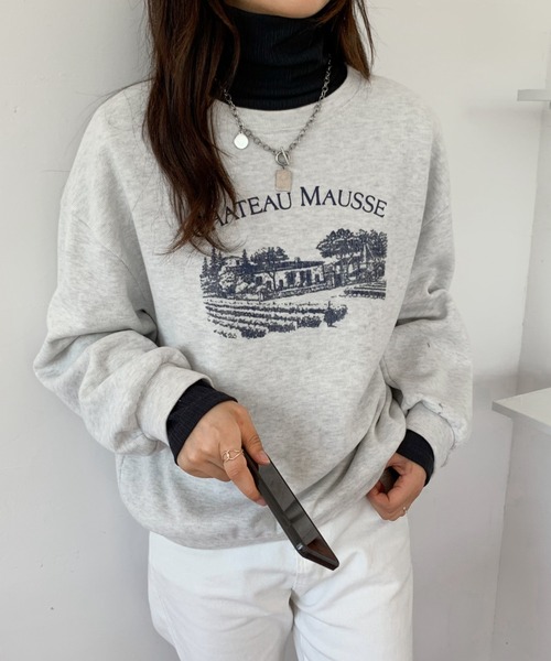 Diosfront(ディオスフロント)の「2022AW ハイネックリブカットソー(長袖)(Tシャツ/カットソー・レディース・チャコールグレー/ブラック/ベージュ/モカ・M/L)」の11枚目の写真