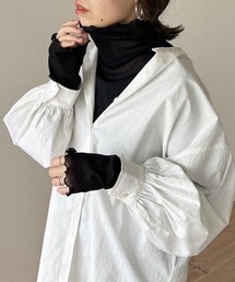 wee9s | 2way center line sheer tops / 前後2wayセンターラインシアートップス(シャツ/ブラウス)