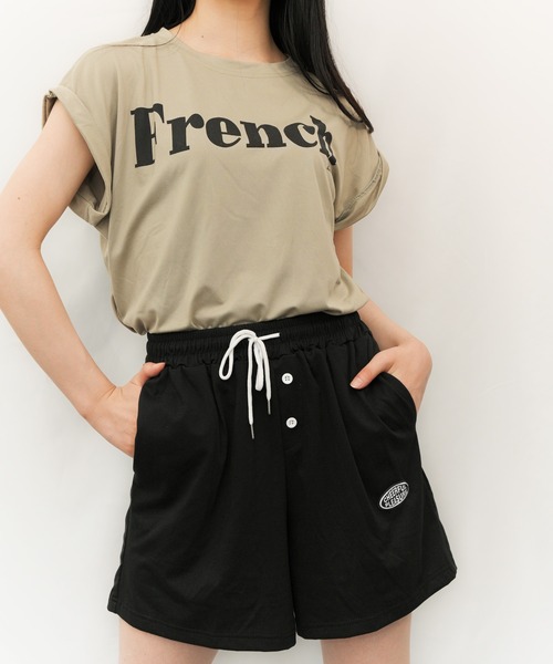 Alite cloth(アリーテクロス)の「FrenchロゴTシャツ(Tシャツ/カットソー・レディース・カーキ/ホワイト・FREE)」の11枚目の写真