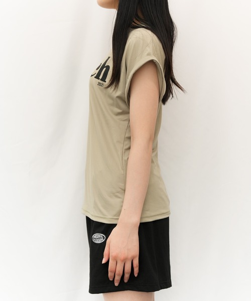 Alite cloth(アリーテクロス)の「FrenchロゴTシャツ(Tシャツ/カットソー・レディース・カーキ/ホワイト・FREE)」の7枚目の写真