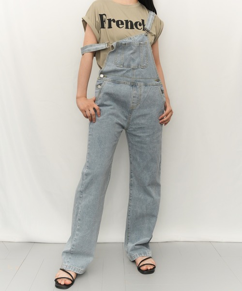 Alite cloth(アリーテクロス)の「FrenchロゴTシャツ(Tシャツ/カットソー・レディース・カーキ/ホワイト・FREE)」の3枚目の写真