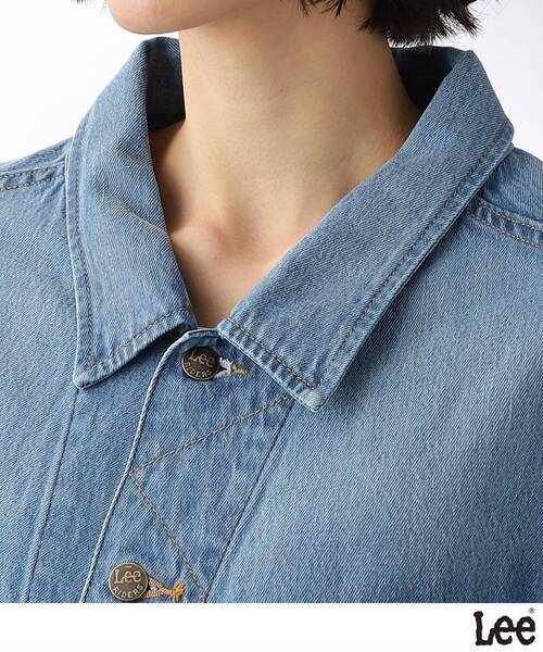 THE SHOP TK (ザ ショップ ティーケー )の「◆【CLUEL presents】LEE別注Gジャン(デニムジャケット・レディース・ブルー/ネイビー/アイボリー・12)」の16枚目の写真