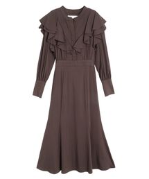 【WEB限定】フリルナローワンピース