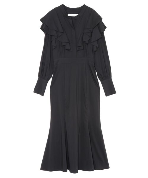 LAGUNAMOON（ラグナムーン）の「【WEB限定】フリルナローワンピース（ワンピース・レディース・ブラック/ボルドー/ブルー/ブラウン・SMALL/MEDIUM）」の21枚目の写真