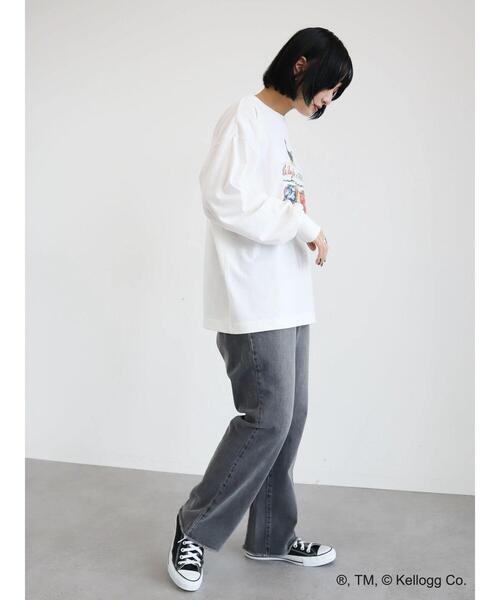 Green　Parks（グリーンパークス）の「ケロッグプリントロンT（Tシャツ/カットソー・レディース・B/A・FREE）」の8枚目の写真