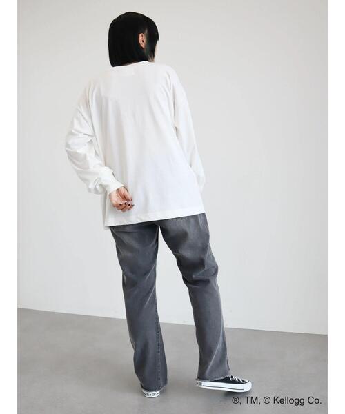 Green　Parks（グリーンパークス）の「ケロッグプリントロンT（Tシャツ/カットソー・レディース・B/A・FREE）」の9枚目の写真