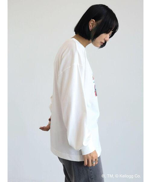 Green　Parks（グリーンパークス）の「ケロッグプリントロンT（Tシャツ/カットソー・レディース・B/A・FREE）」の11枚目の写真