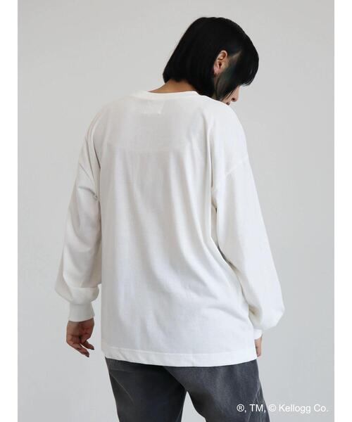 Green　Parks（グリーンパークス）の「ケロッグプリントロンT（Tシャツ/カットソー・レディース・B/A・FREE）」の5枚目の写真