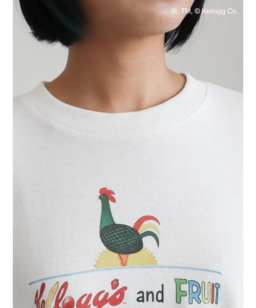 Green　Parks（グリーンパークス）の「ケロッグプリントロンT（Tシャツ/カットソー・レディース・B/A・FREE）」の6枚目の写真