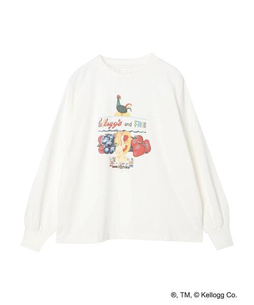 Green　Parks（グリーンパークス）の「ケロッグプリントロンT（Tシャツ/カットソー・レディース・B/A・FREE）」の14枚目の写真