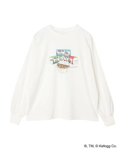 Green　Parks（グリーンパークス）の「ケロッグプリントロンT（Tシャツ/カットソー・レディース・B/A・FREE）」の13枚目の写真