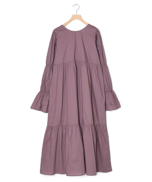 w closet（ダブルクローゼット）の「【2WAY】キャンディースリーブティアードワンピース（ワンピース・レディース・アイボリー/ピンク系その他/スミクロ・FREE）」の8枚目の写真