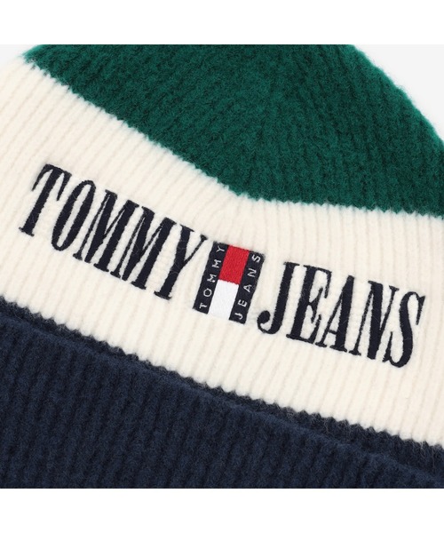 tommy jeans(トミー ジーンズ)の「カラーブロックニットキャップ(ニットキャップ/ビーニー・メンズ・マルチ・FREE)」の4枚目の写真