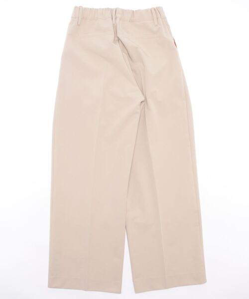 Q(キュー)の「センタープレスワイドタックパンツ(その他パンツ・レディース・チャコールグレー/ベージュ・MEDIUM)」の3枚目の写真