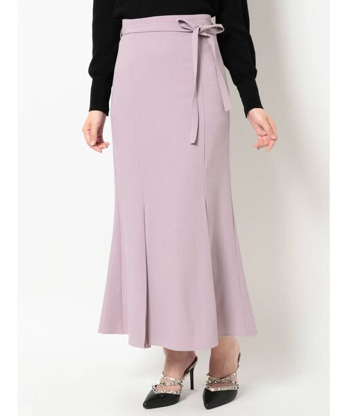 RESEXXY（リゼクシー）の「スリットプリーツマーメイドスカート（スカート・レディース・ブラウン/ピンク/アイボリー・FREE）」の6枚目の写真