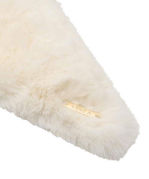 FURLA(フルラ)の「フェイクファー マフラー 片通し(マフラー・レディース・ピンク/ライトグレー/ベージュ/グレー/オフホワイト・FREE)」の8枚目の写真