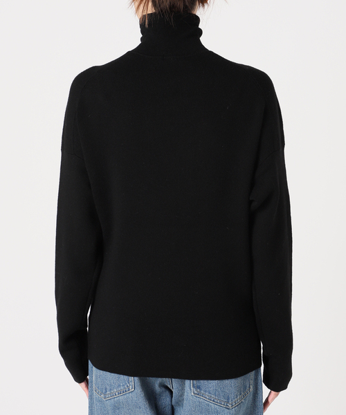 journal standard L'essage（ジャーナルスタンダードレサージュ）の「cash feel wool ハイネックプルオーバー（ニット/セーター・レディース・ブラック/ブラック系その他/ホワイト・FREE）」の20枚目の写真